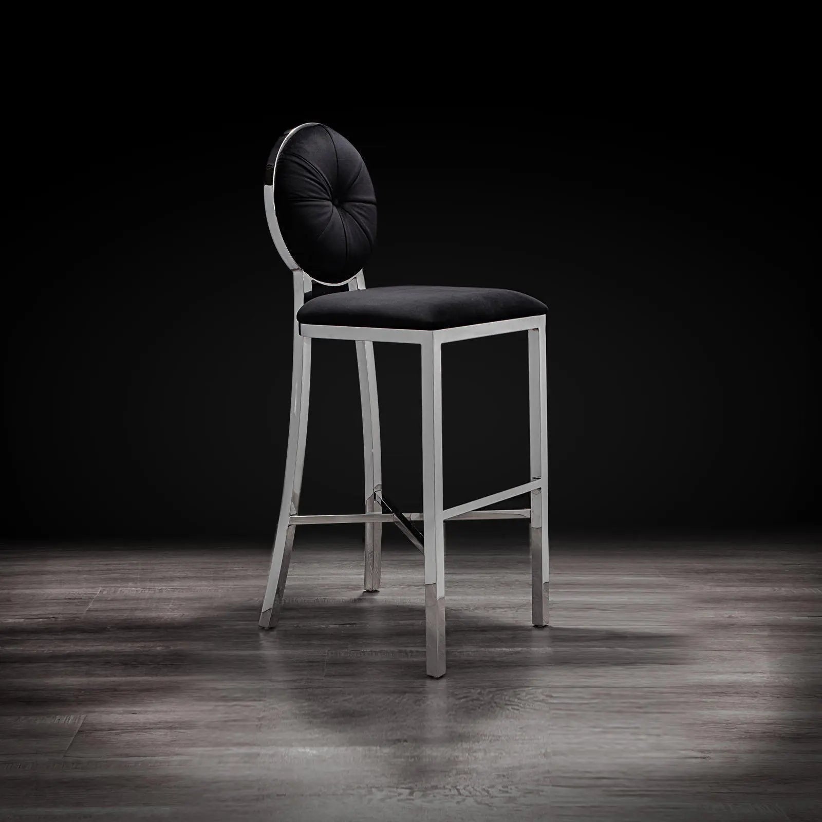 Regina Black Stylish Bar Stool
