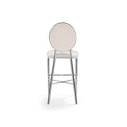 Regina Silver Beige Luxury Counter Stool