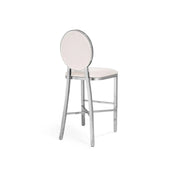 Regina Silver Beige Roberto Grassie Counter Stool