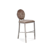 Regina Silver Taupe Stylish Counter Stool