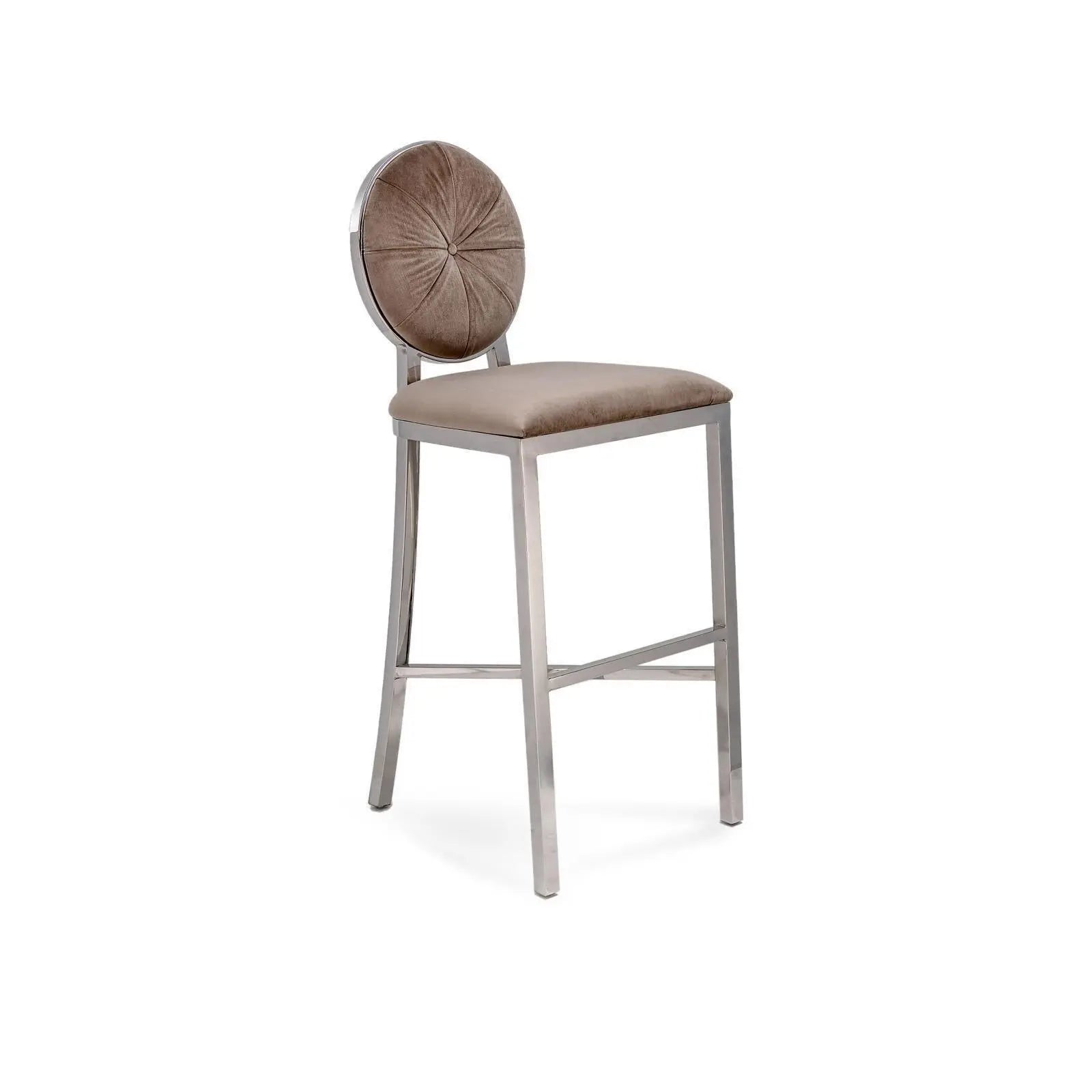 Regina Taupe Modern Bar Stool