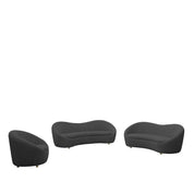 Riccardo Black Modern Sofa Set
