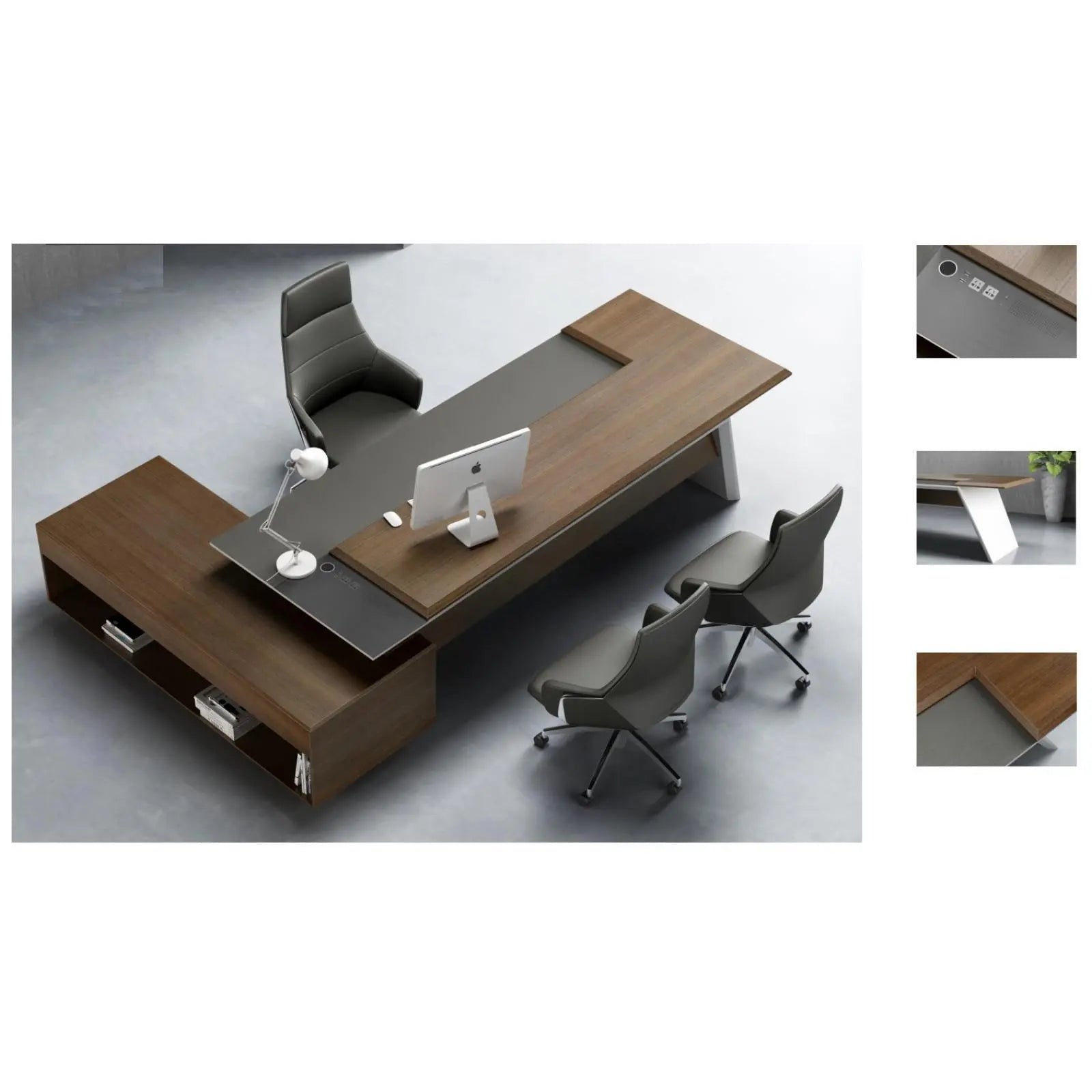 Riccardo Executive Right Stylish Office Desk