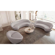 Riccardo Light Gray Ax Sofa Set