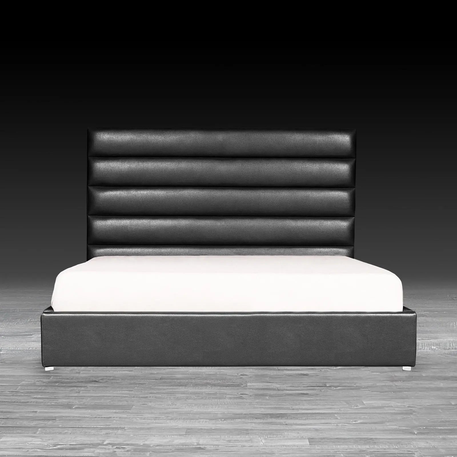 Roma Black Modern Bed