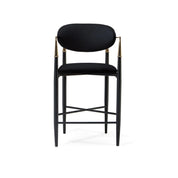 Roubi Cg Black Counter Bar Stool