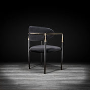 Roubi Cg Black Luxury Dining Chair