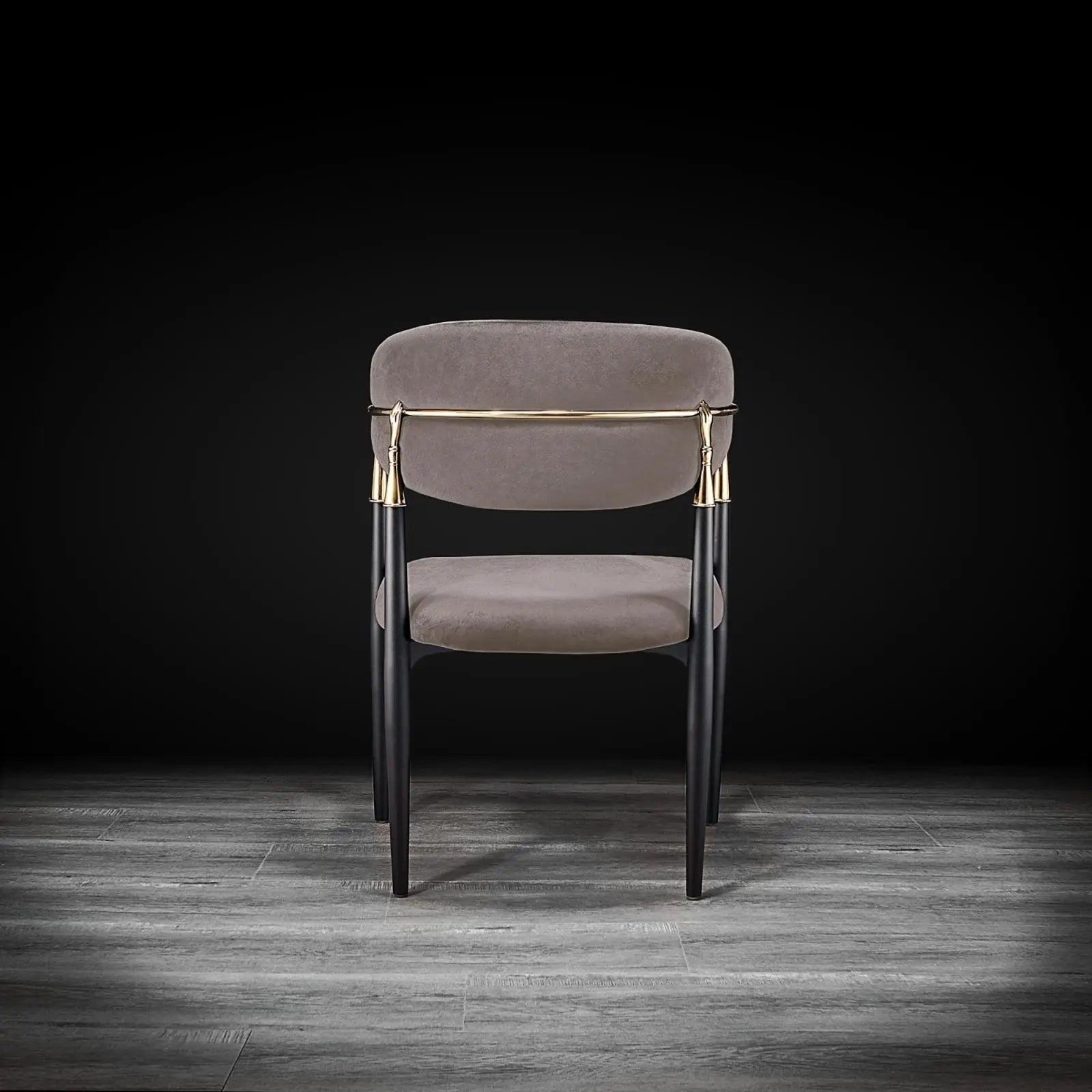 Roubi Chg Taupe Modern Dining Chair