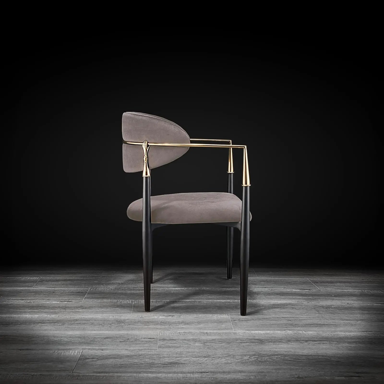 Roubi Chg Taupe Roberto Grassie Dining Chair