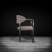Roubi Chg Taupe Roberto Grassie Dining Chair