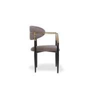 Roubi Chg Taupe Roberto Grassie Dining Chair