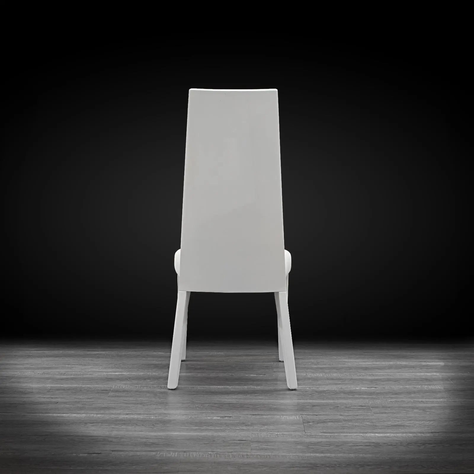 Santorini Lux White Modern Dining Chair