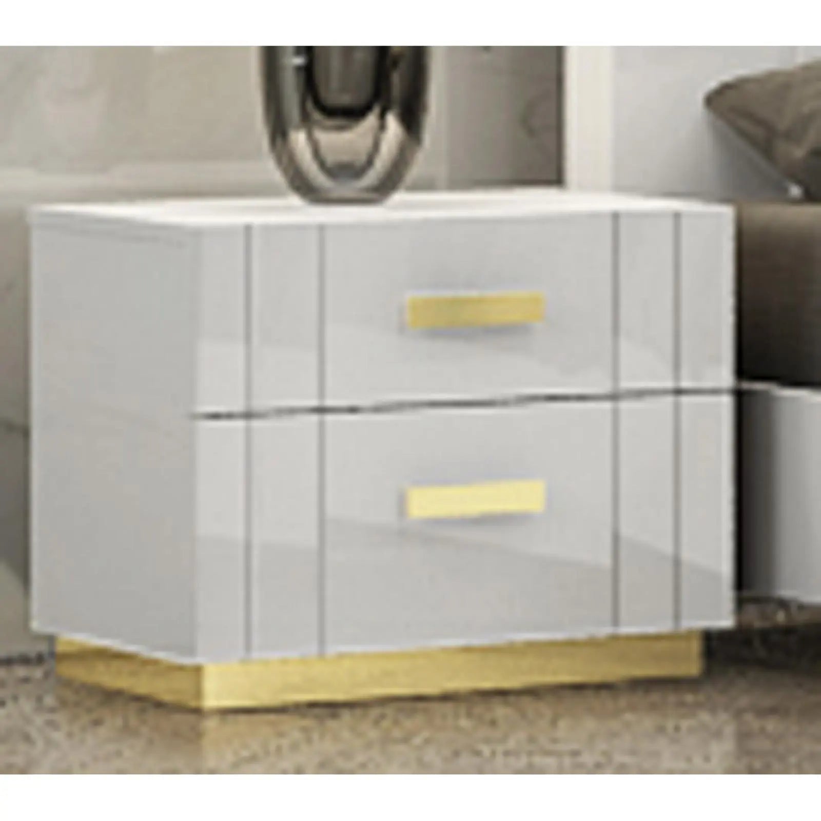 Santorini White Night Stand