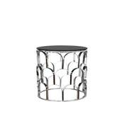 Sequenza Round Silver End Table RG