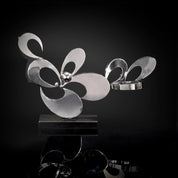 Shoal Silver Modern Sculpture