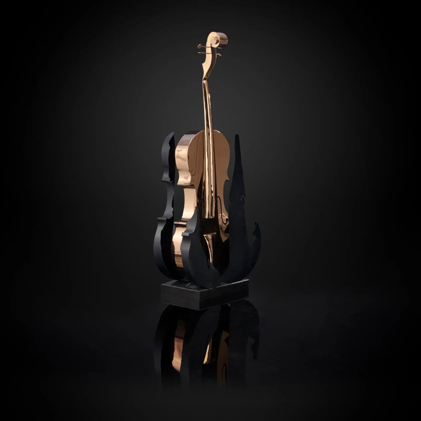 Solo Cello Modern Sculpture