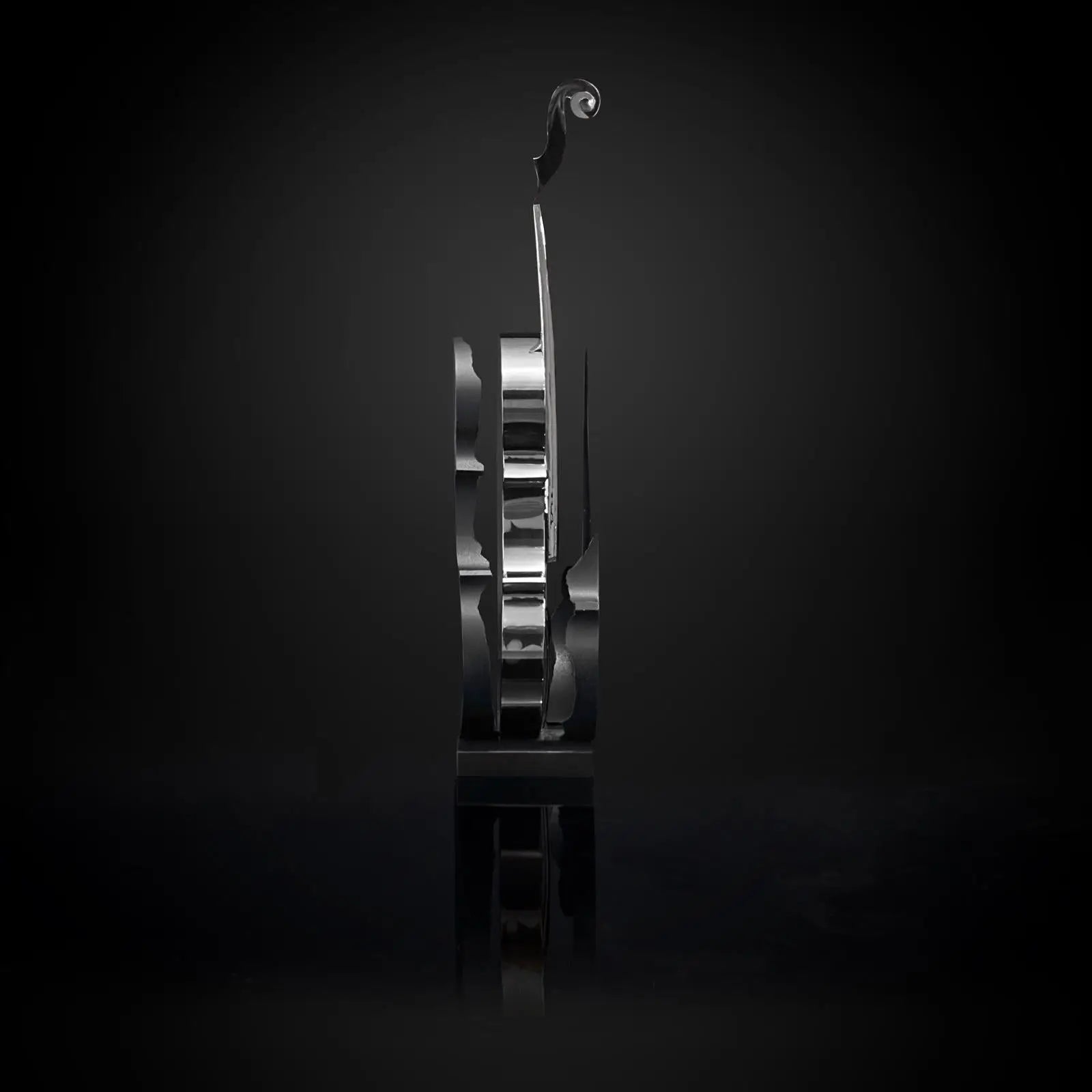 Solo Cello Silver Roberto Grassie Sculpture