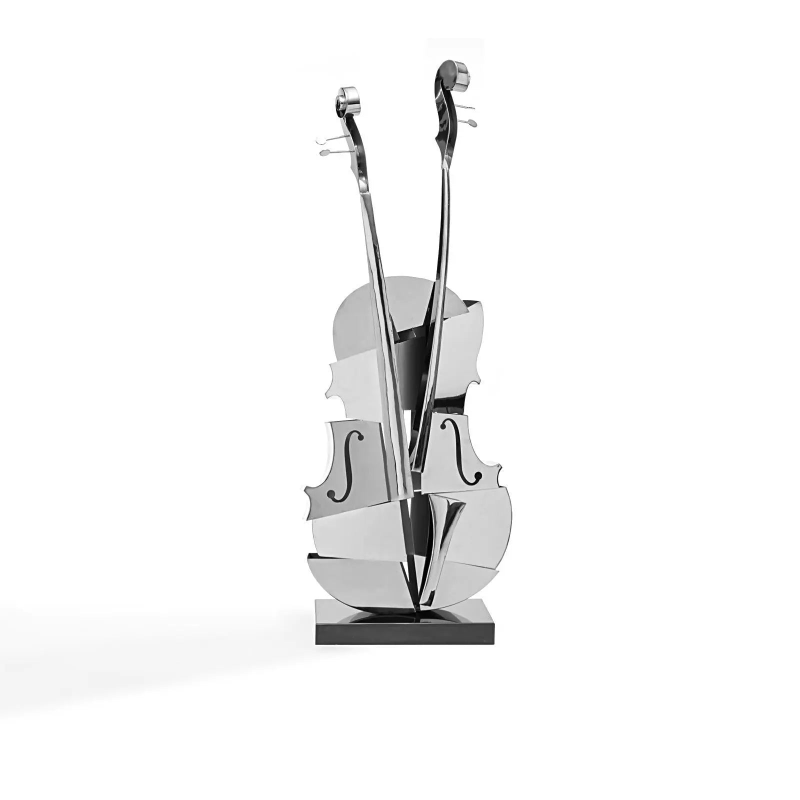 Solo Cello Silver Sculpture