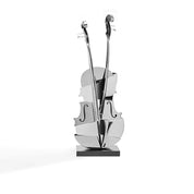 Solo Cello Silver Sculpture