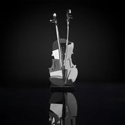 Solo Cello Silver Stylish Sculpture