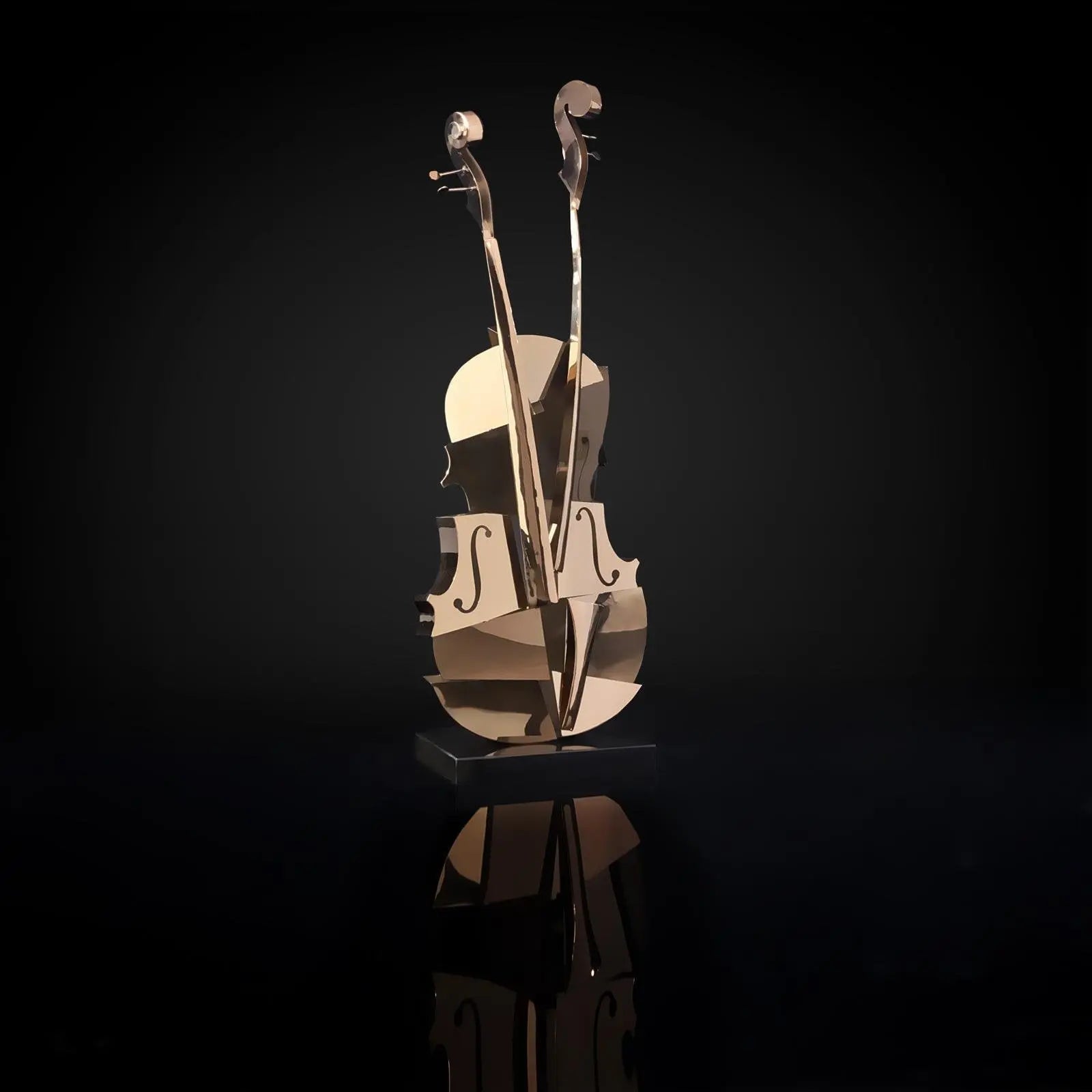 Solo Cello Stylish Sculpture