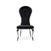 Sophia Silver Black Dining Chair
