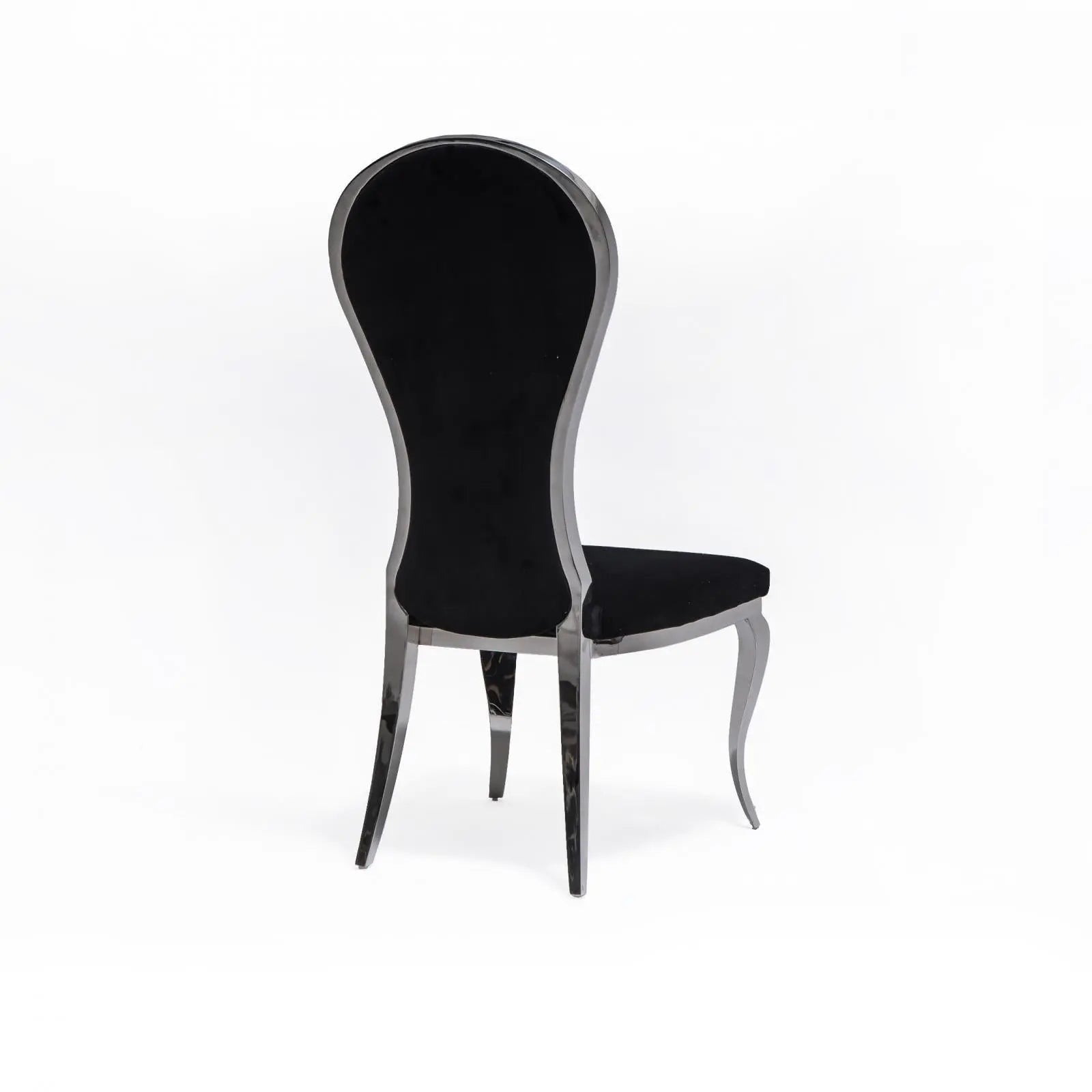 Sophia Silver Black Luxury Dining Chair