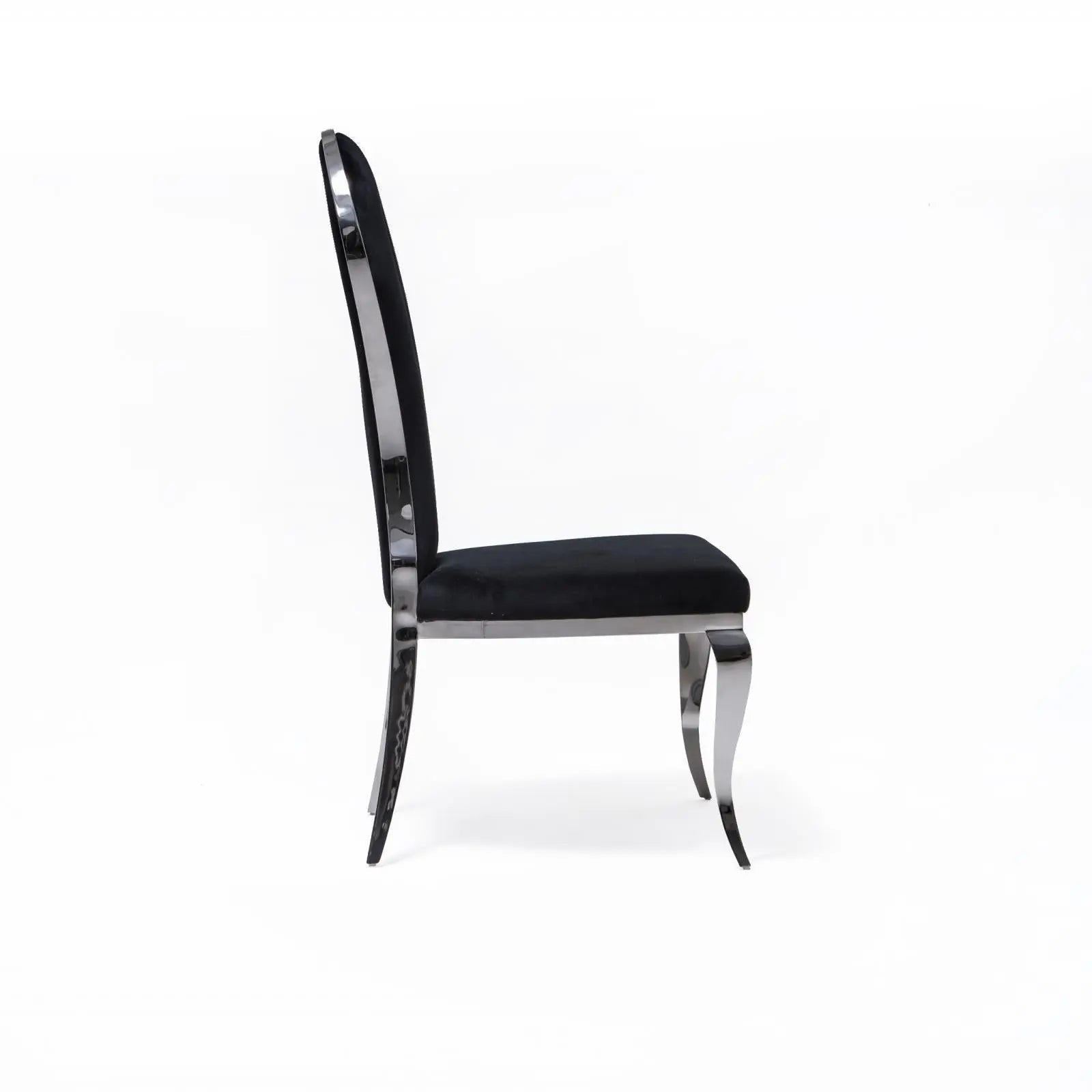 Sophia Silver Black Roberto Grassie Dining Chair