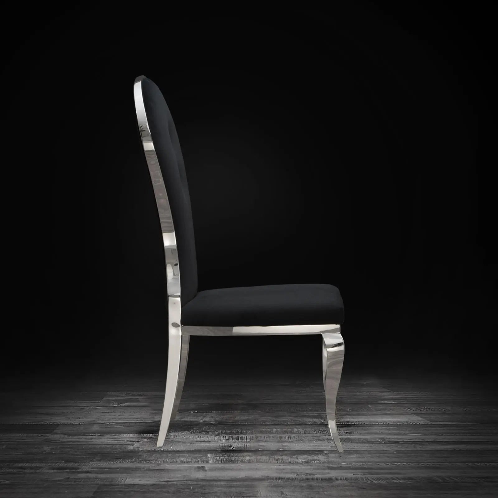 Sophia Silver Black Roberto Grassie Dining Chair