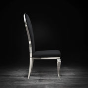 Sophia Silver Black Roberto Grassie Dining Chair