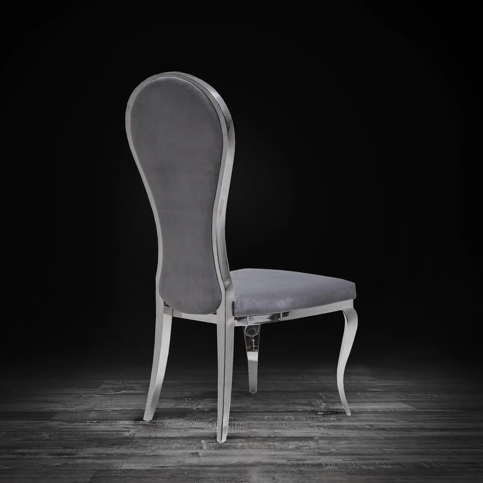Sophia Silver Gray Luxury Dining Chair