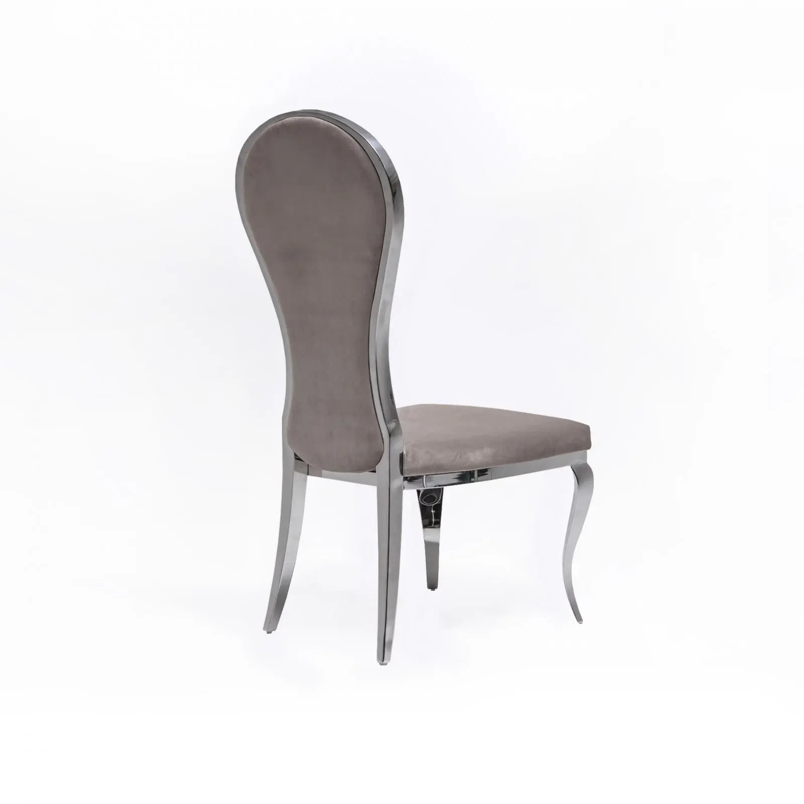 Sophia Silver Taupe Luxury Dining Chair