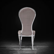 Sophia Silver Taupe Modern Dining Chair