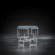 Spectra Silver Modern End Table