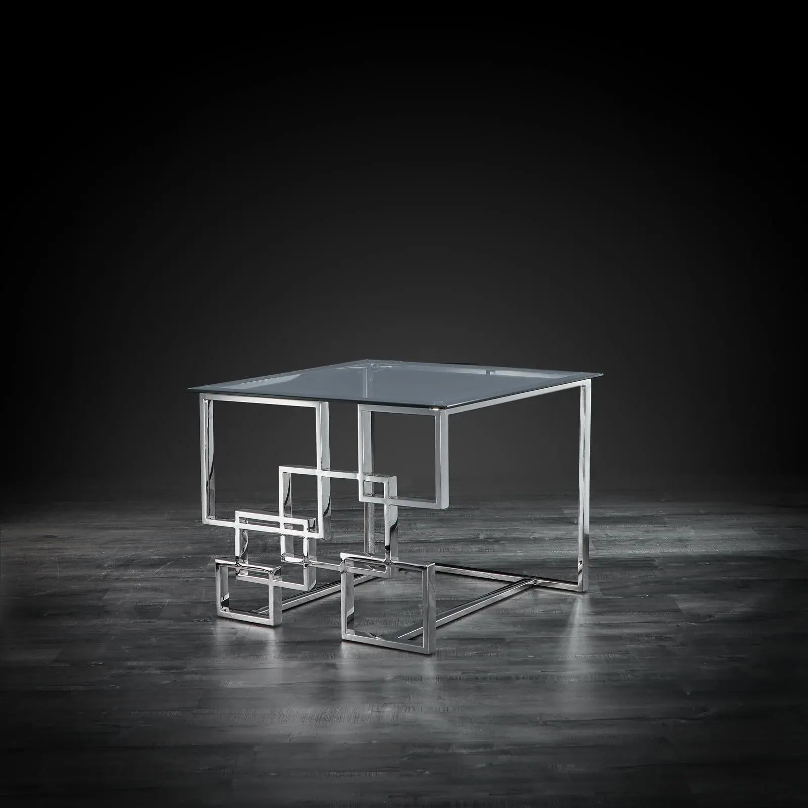 Spectra Silver Stylish End Table