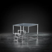 Spectra Silver Stylish End Table