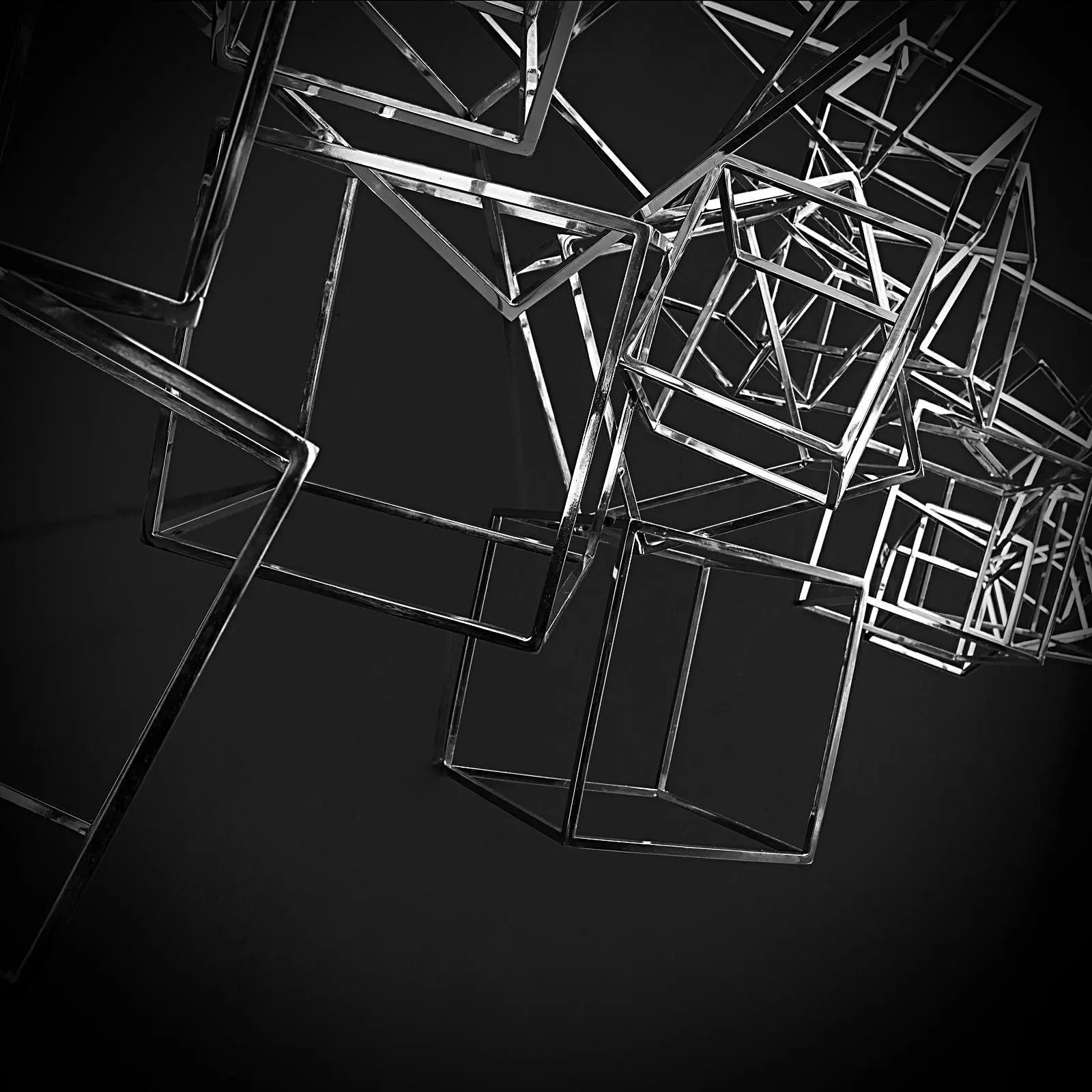 Taper Silver Modern Wall Art