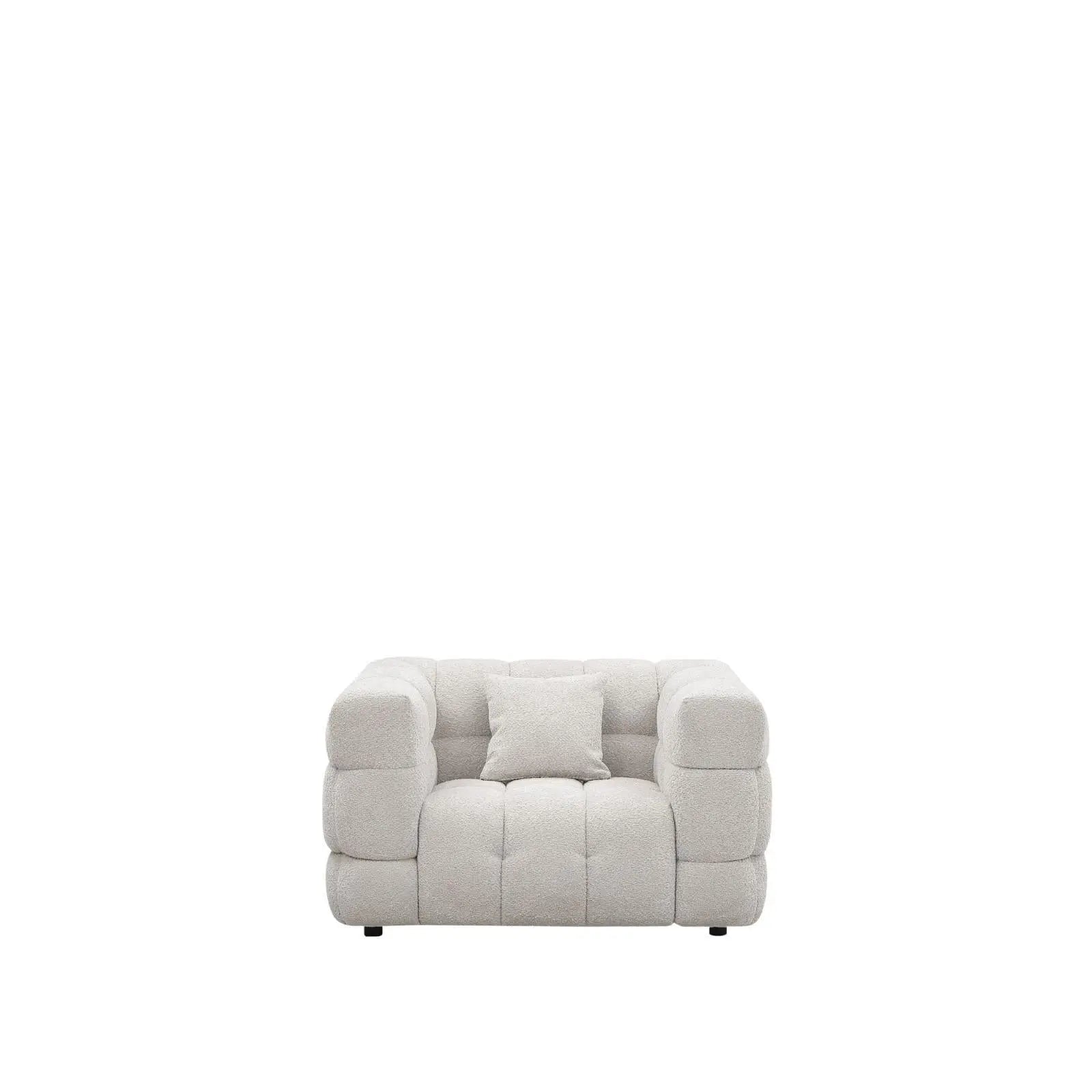 Theo Light Gray Roberto Grassie Sofa Set