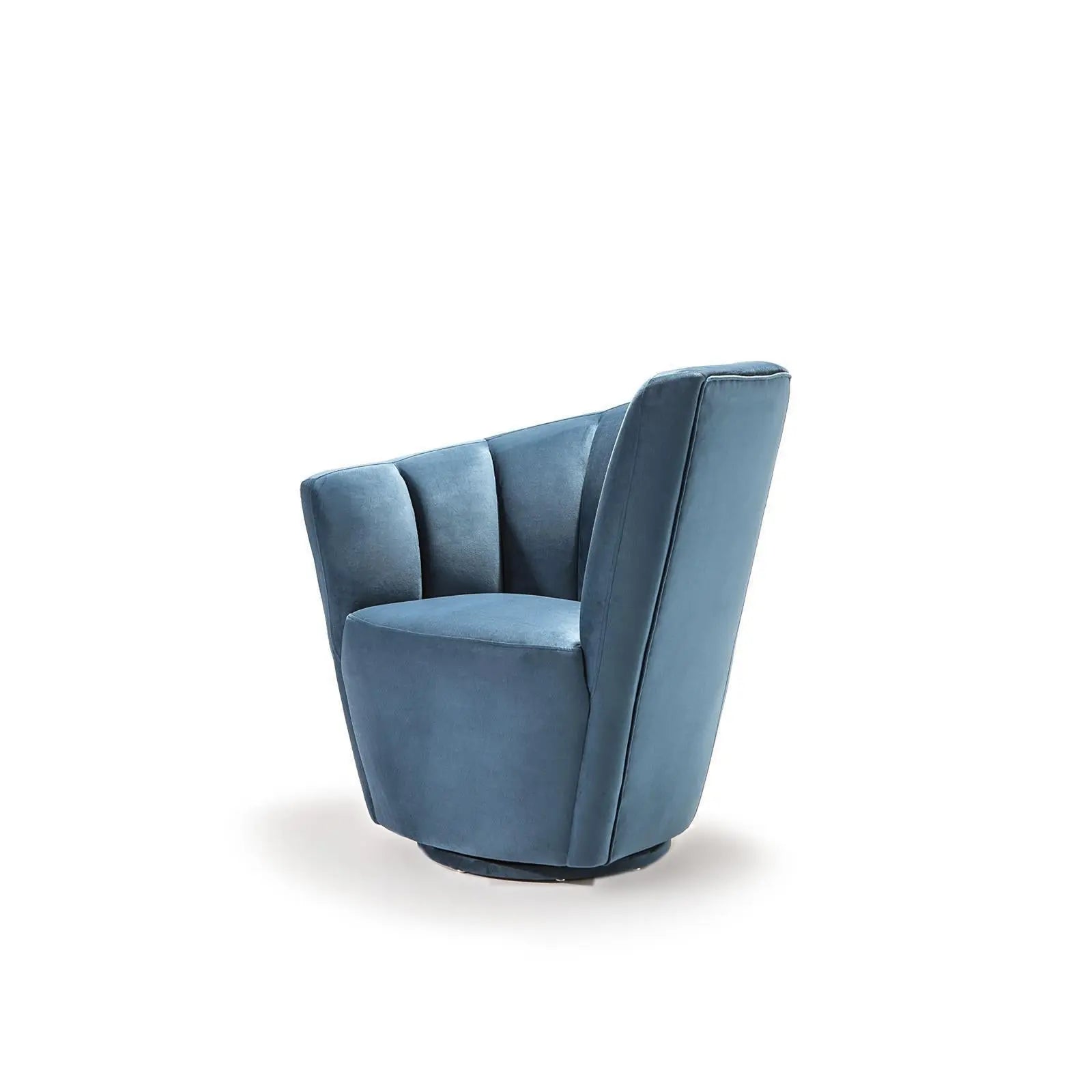Tulip Raf Blue Modern Accent Chair RG