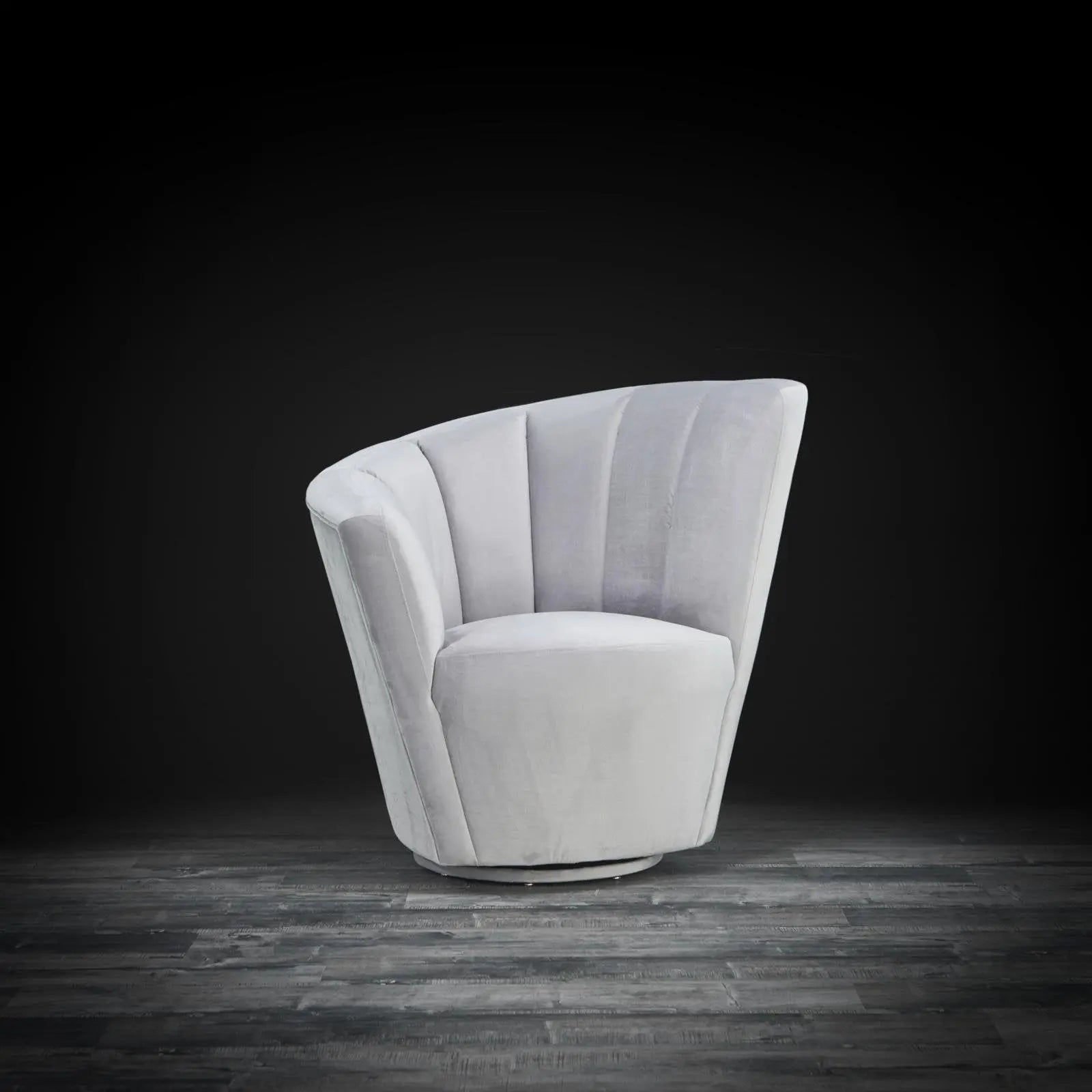 Tulip Raf Gray Modern Accent Chair RG