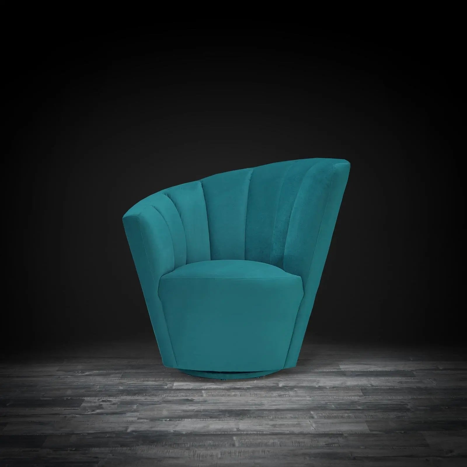 Tulip Raf Green Modern Accent Chair RG