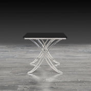 Valora Silver Modern End Table