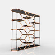 Varossi Hex Rose Gold Polished Stainless Steel Base Shelf