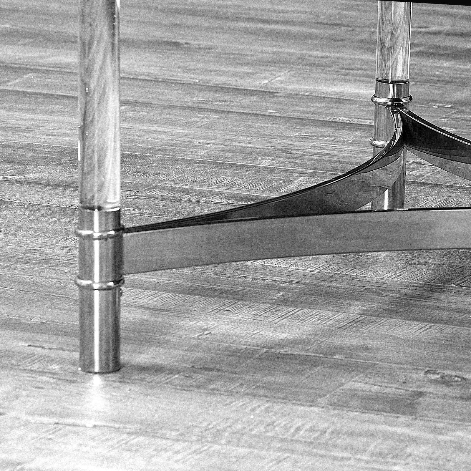 Varossi Rectangular Silver La Coffee Table