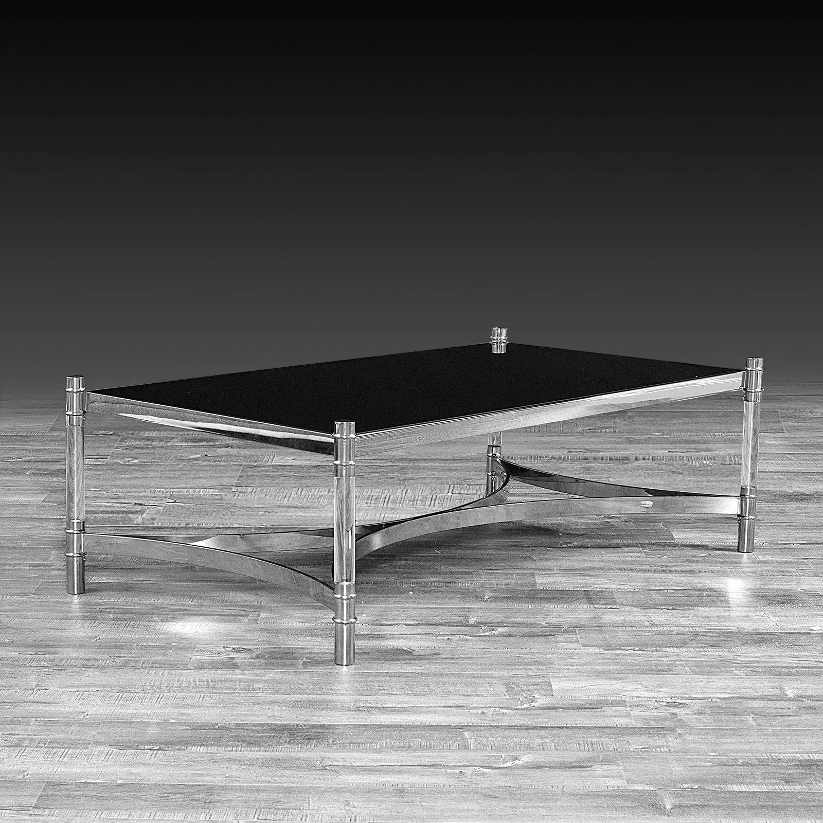 Varossi Rectangular Silver Stylish Coffee Table