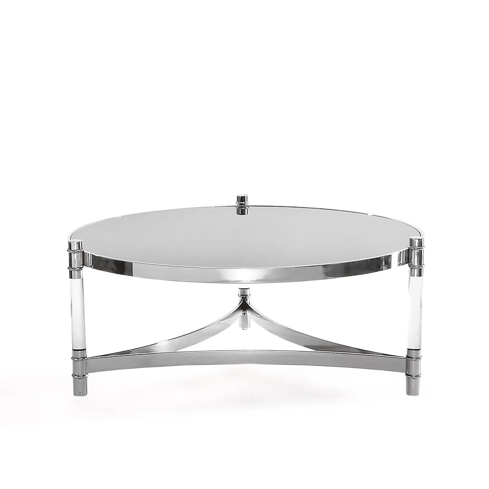 Varossi Round Silver Coffee Table