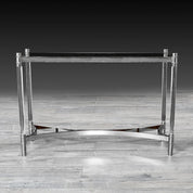Varossi Silver Modern Console Table