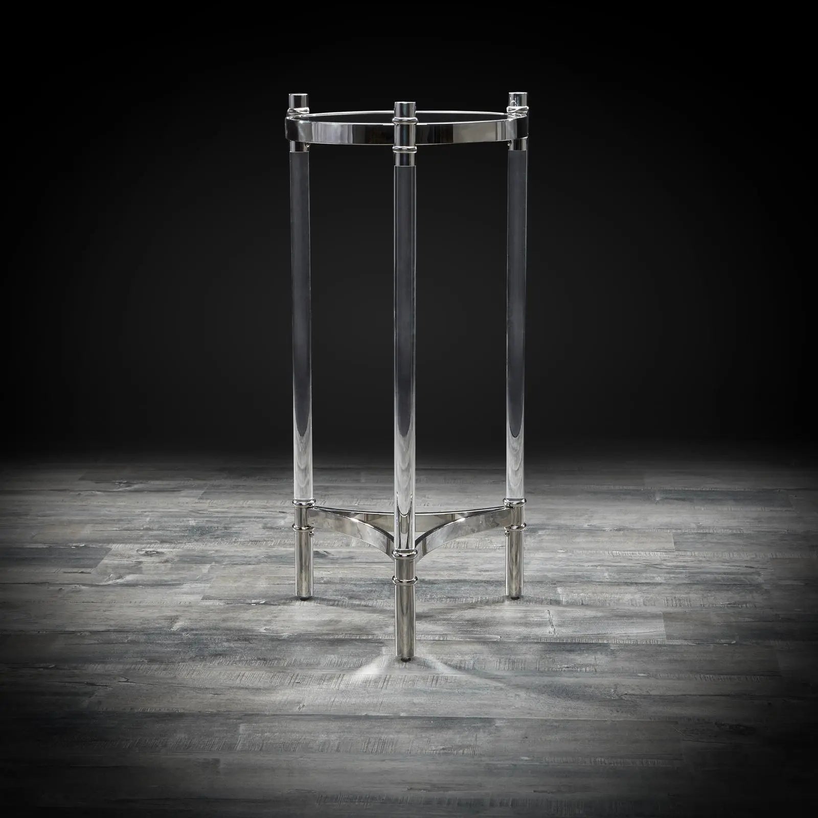Varossi Silver Modern Flower Stand