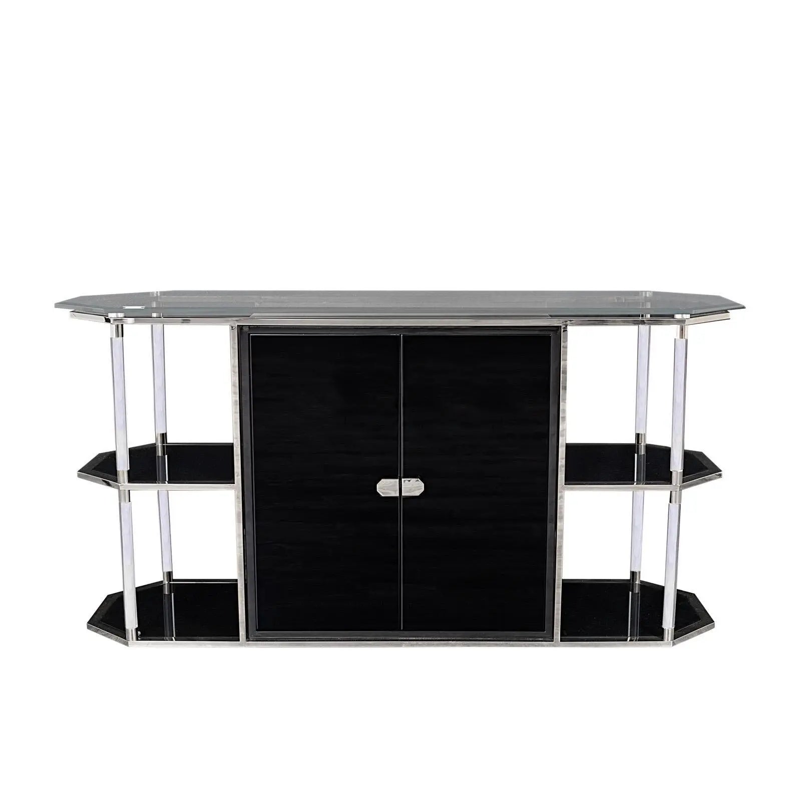 Varossi Polished Stainless Steel Base Buffet