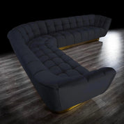 Vera Gss Black Luxury Sectional RG